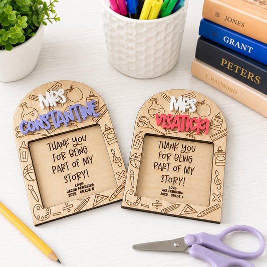 Personalized Teacher Sticky Note Pad