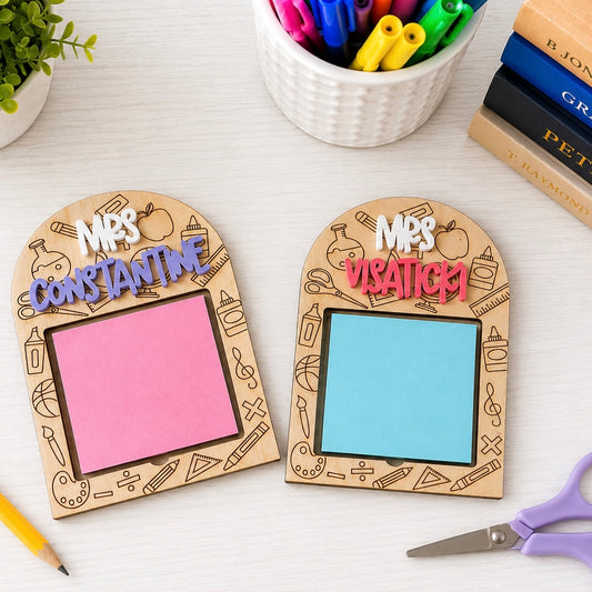 Personalized Teacher Sticky Note Pad