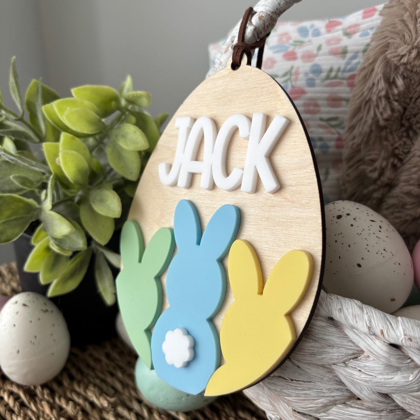 BUNNY PEEPS EGG - EASTER TAG