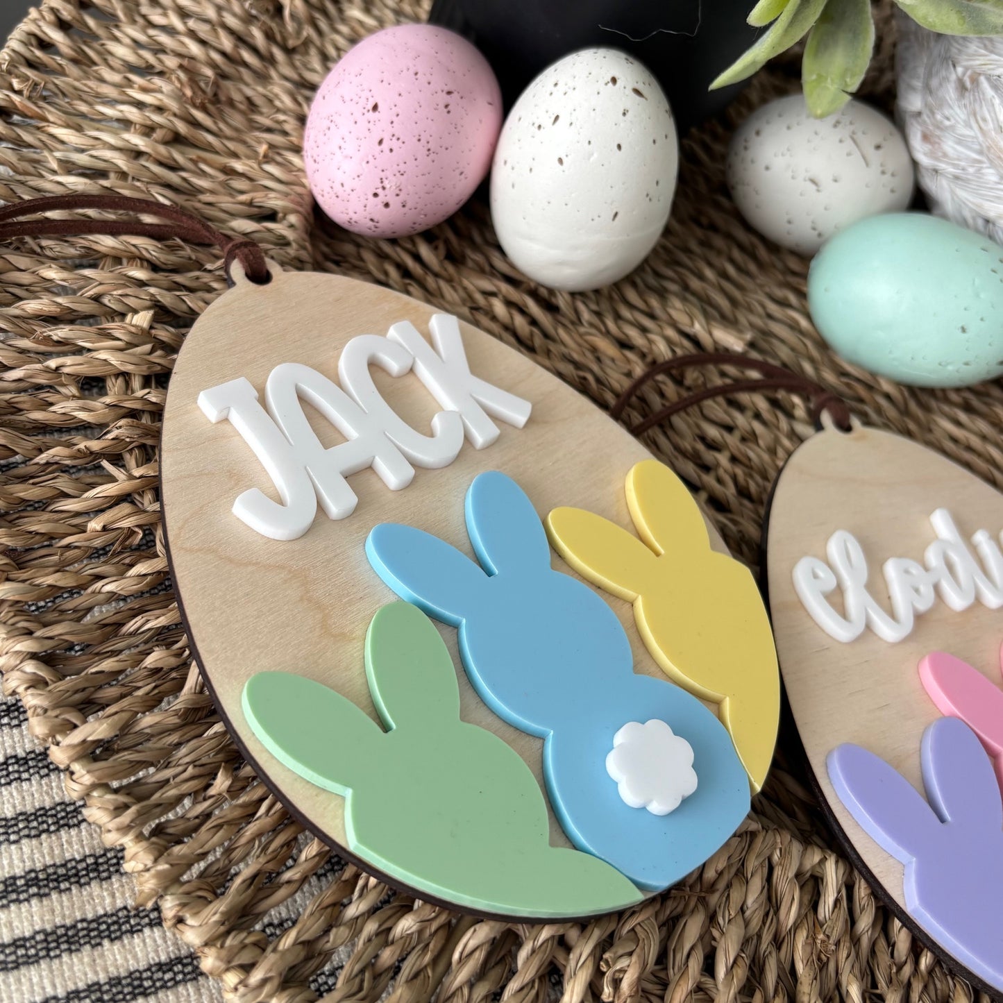 BUNNY PEEPS EGG - EASTER TAG