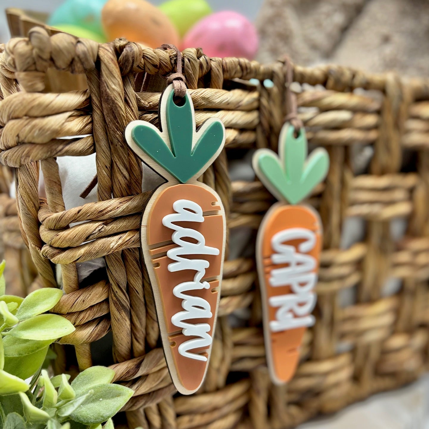 SPRING CARROT - EASTER TAG