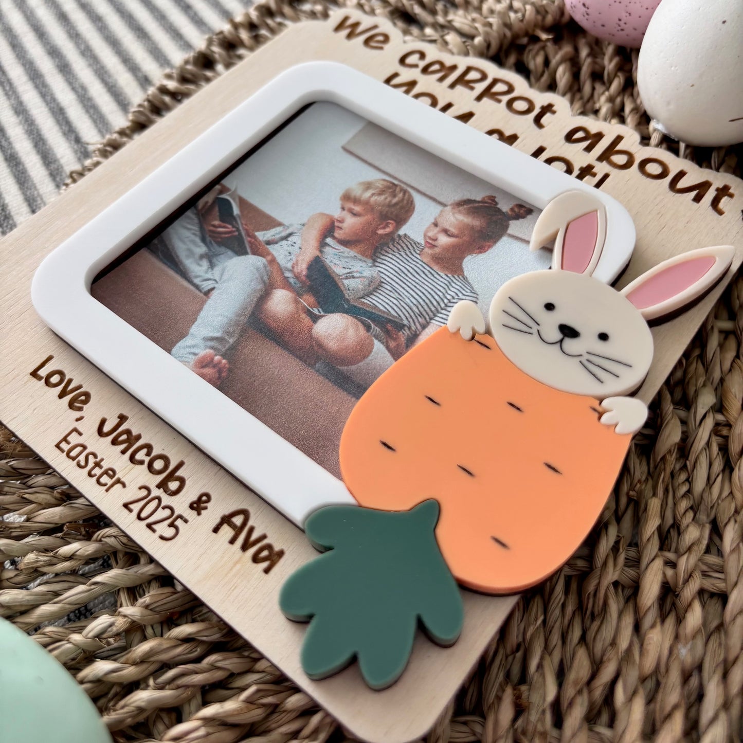 CARROT ABOUT YOU A LOT - EASTER FRAME