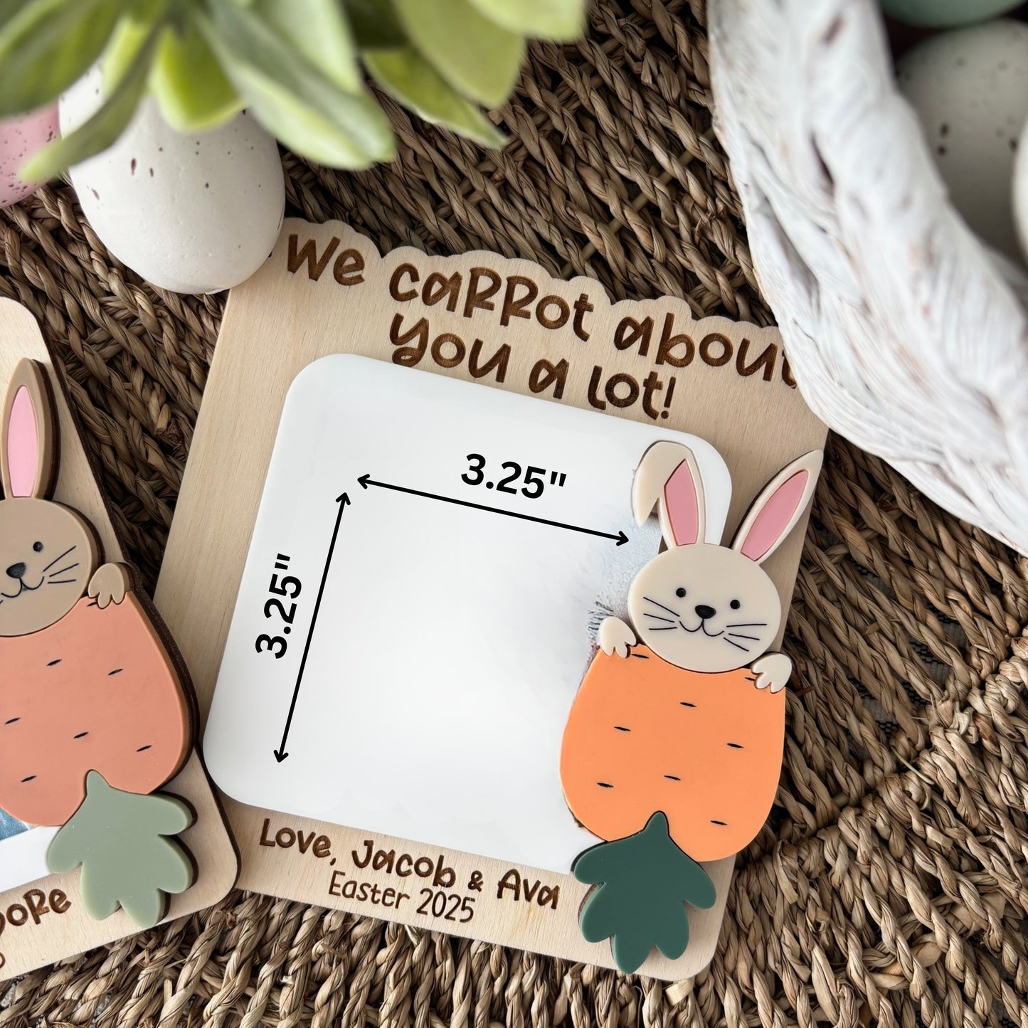 CARROT ABOUT YOU A LOT - EASTER FRAME