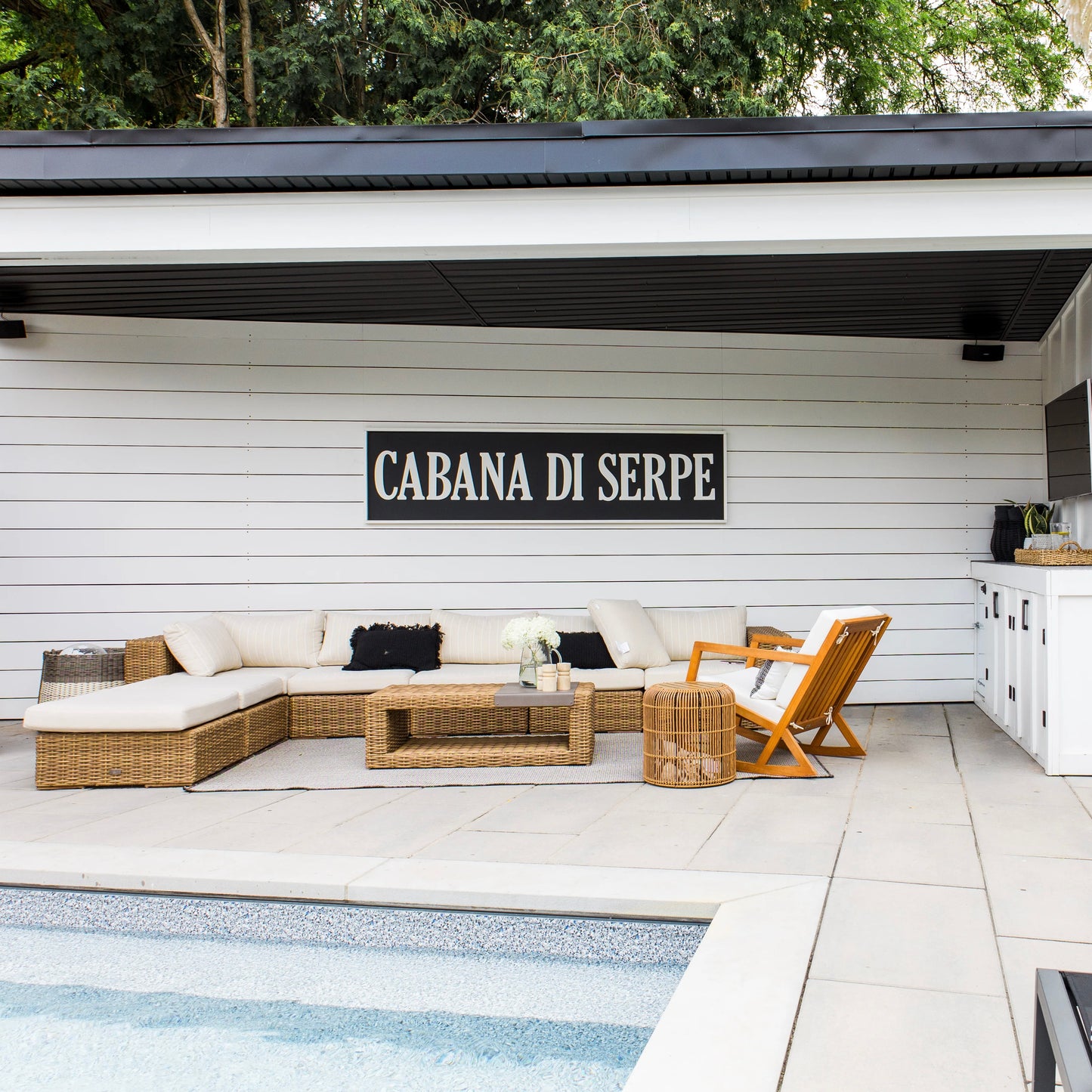 Cabana / Backyard Outdoor Sign