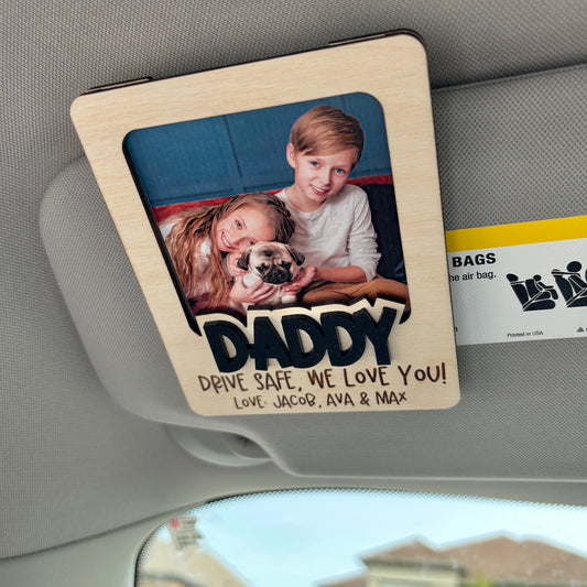 Drive Safe Car Visor Frame