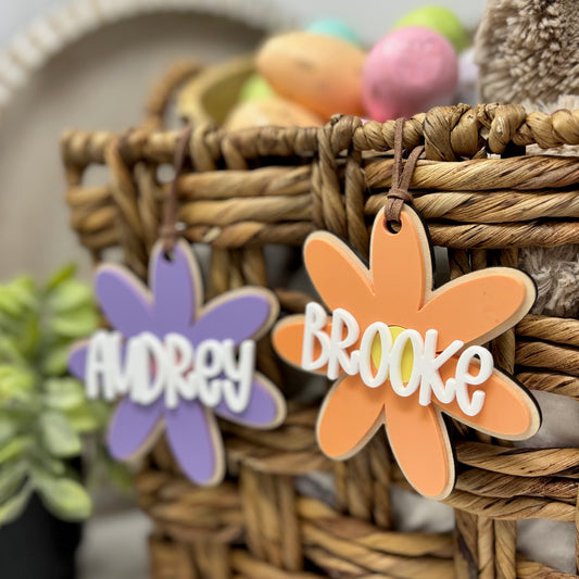 SPRING DAISY - EASTER TAG