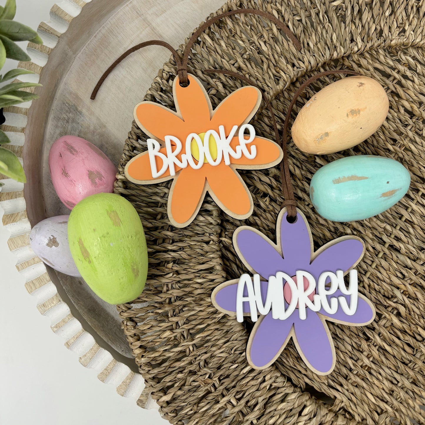 SPRING DAISY - EASTER TAG