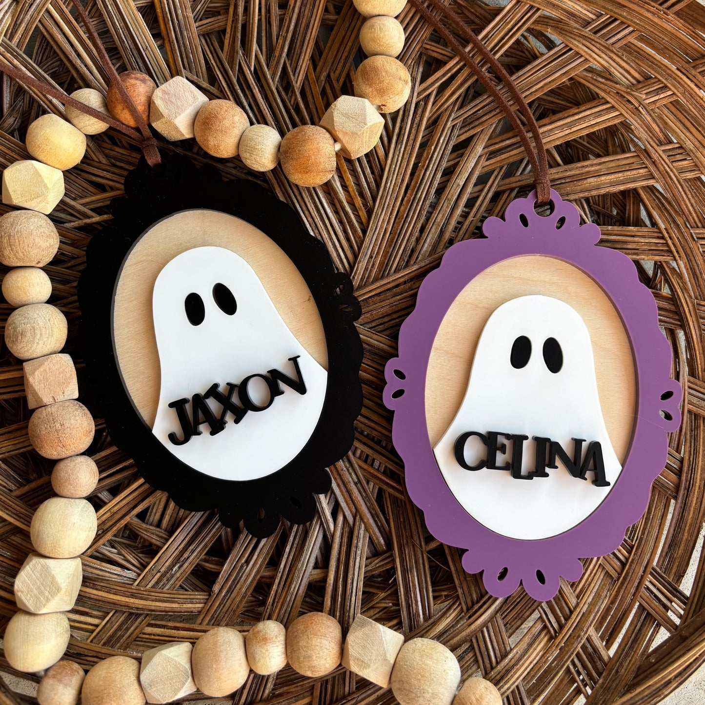 Ghost Frame - Halloween Tag