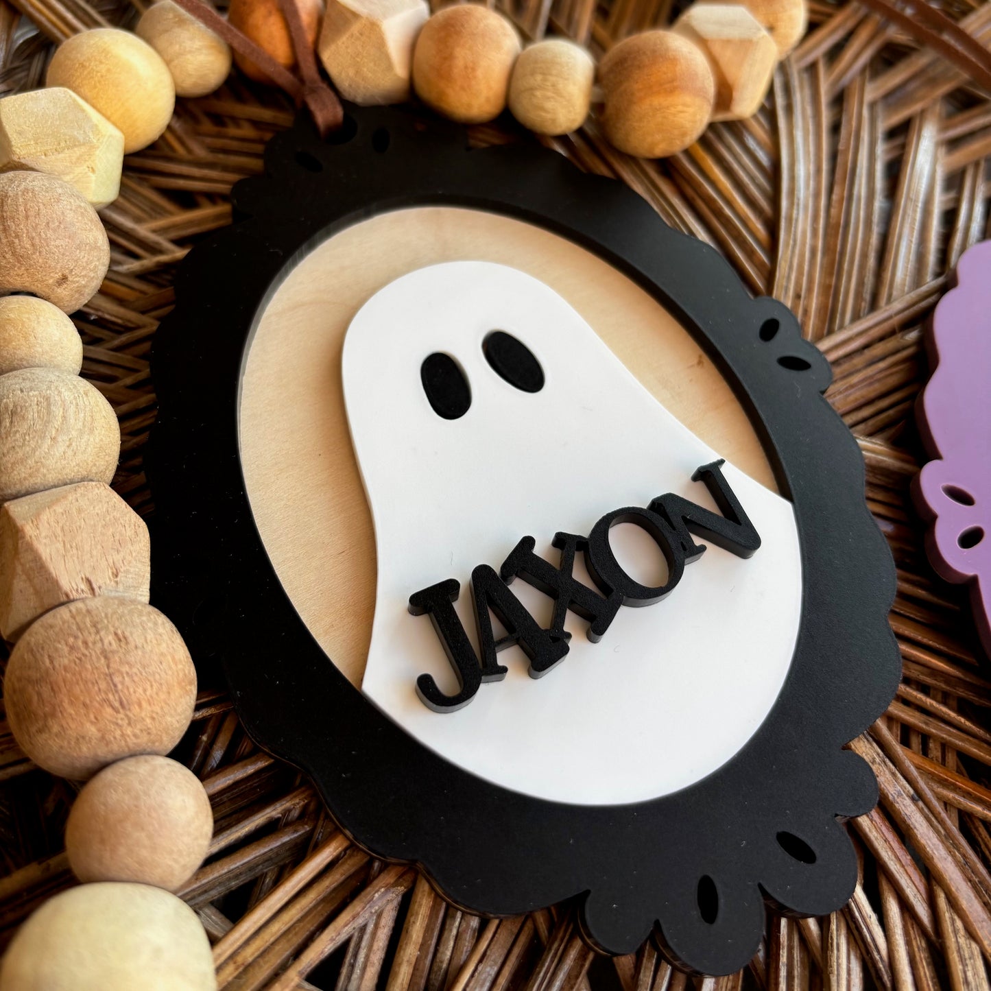 Ghost Frame - Halloween Tag