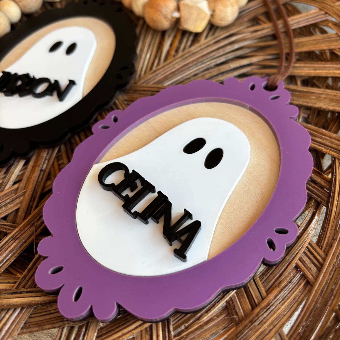 Ghost Frame - Halloween Tag