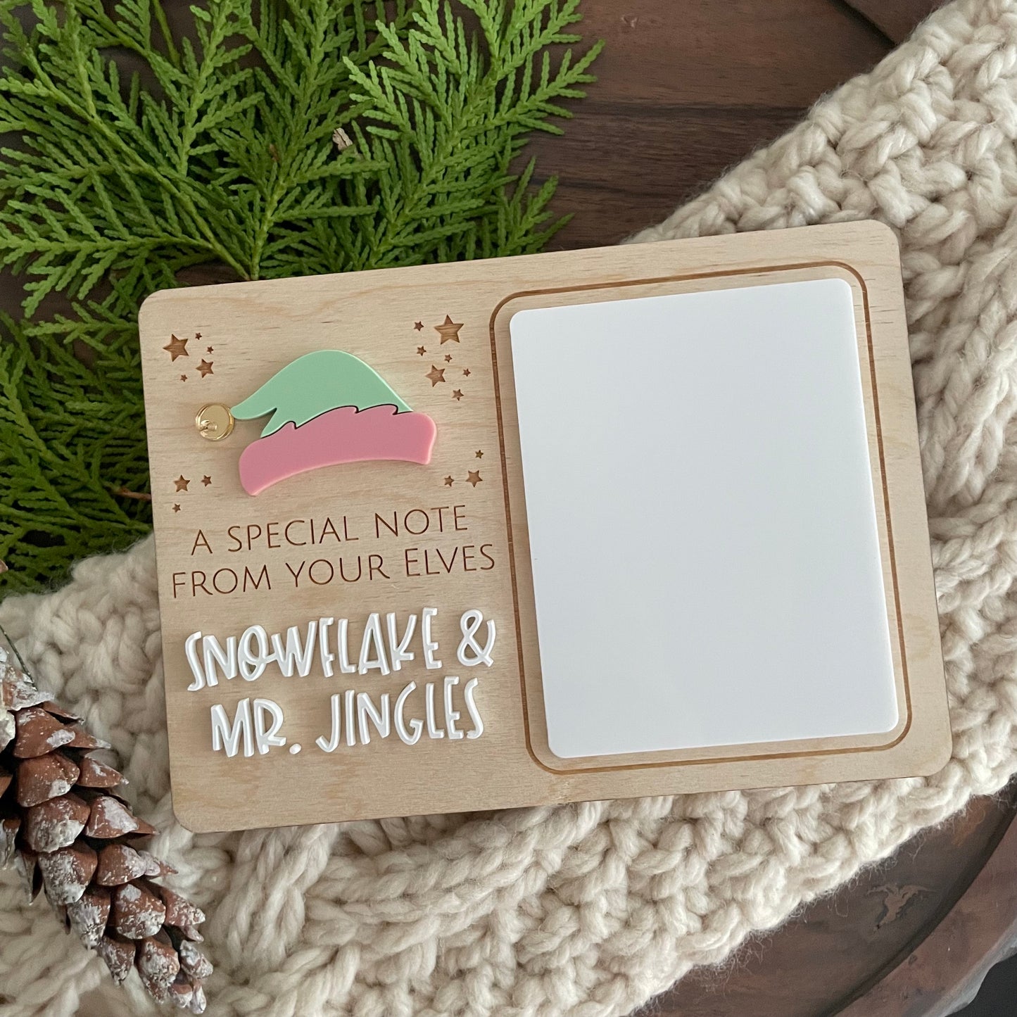 Elf Notes - Dry Erase Board