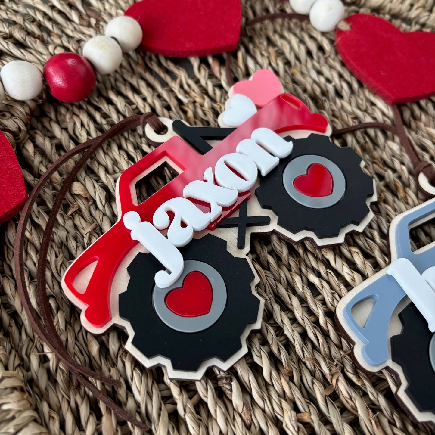 Monster Love Truck Valentine Tag
