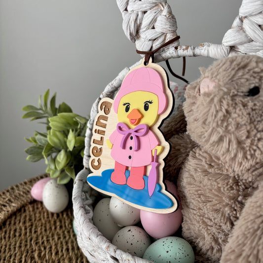 RAINCOAT DUCK - EASTER TAG