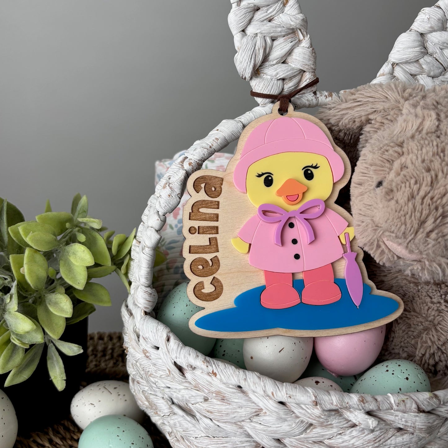 RAINCOAT DUCK - EASTER TAG