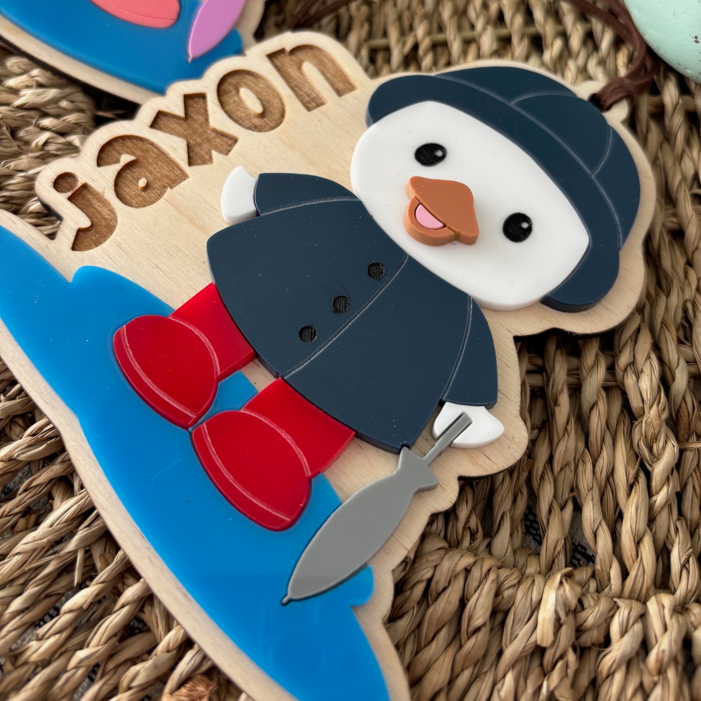RAINCOAT DUCK - EASTER TAG