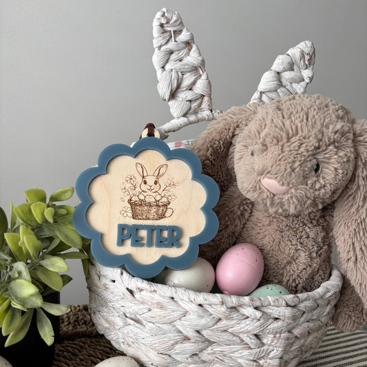 SCALLOPED EASTER TAG