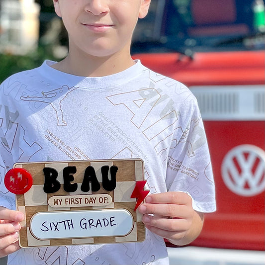 Retro Checkered First / Last Day of MINI Board