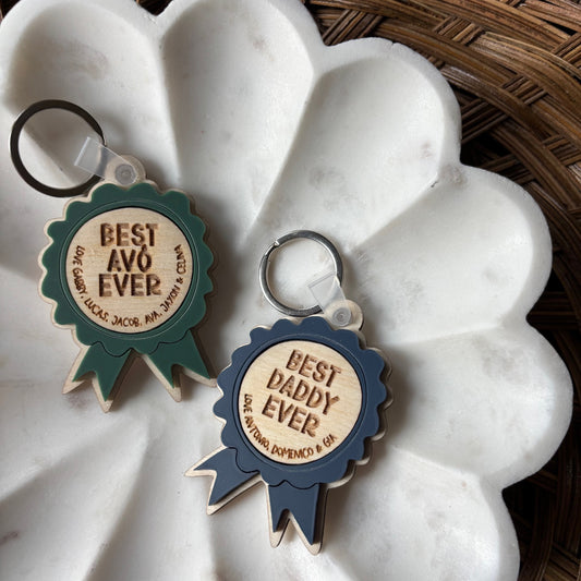 Award Ribbon Keychain