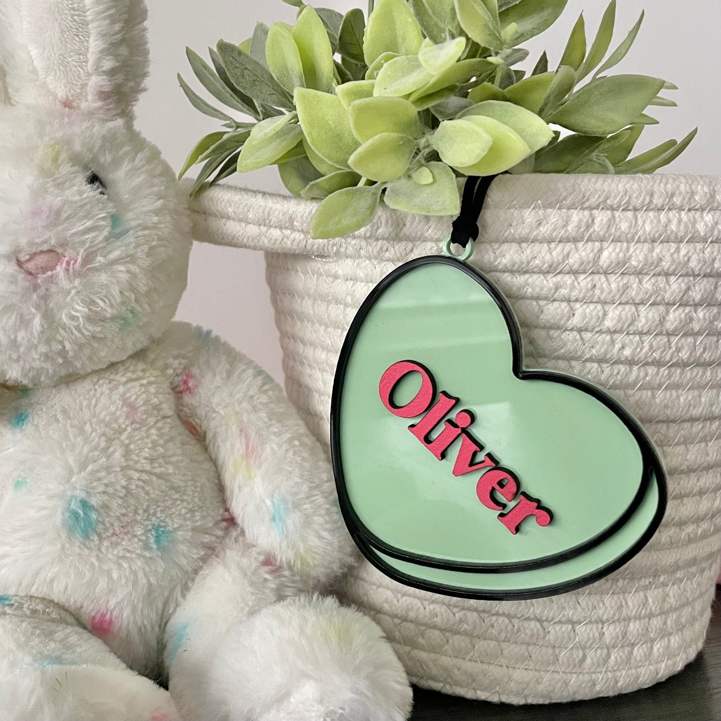 Candy Heart Valentine Tag