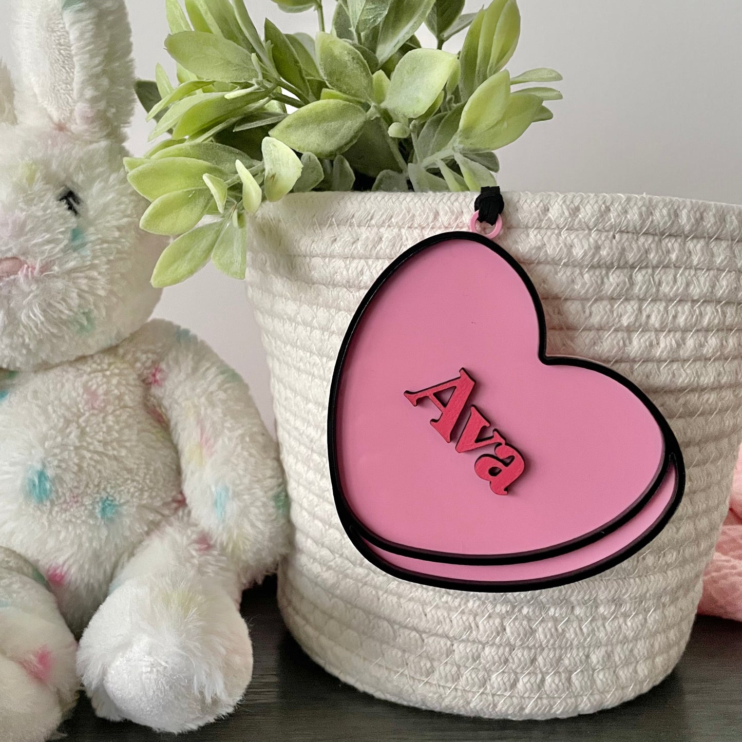 Candy Heart Valentine Tag