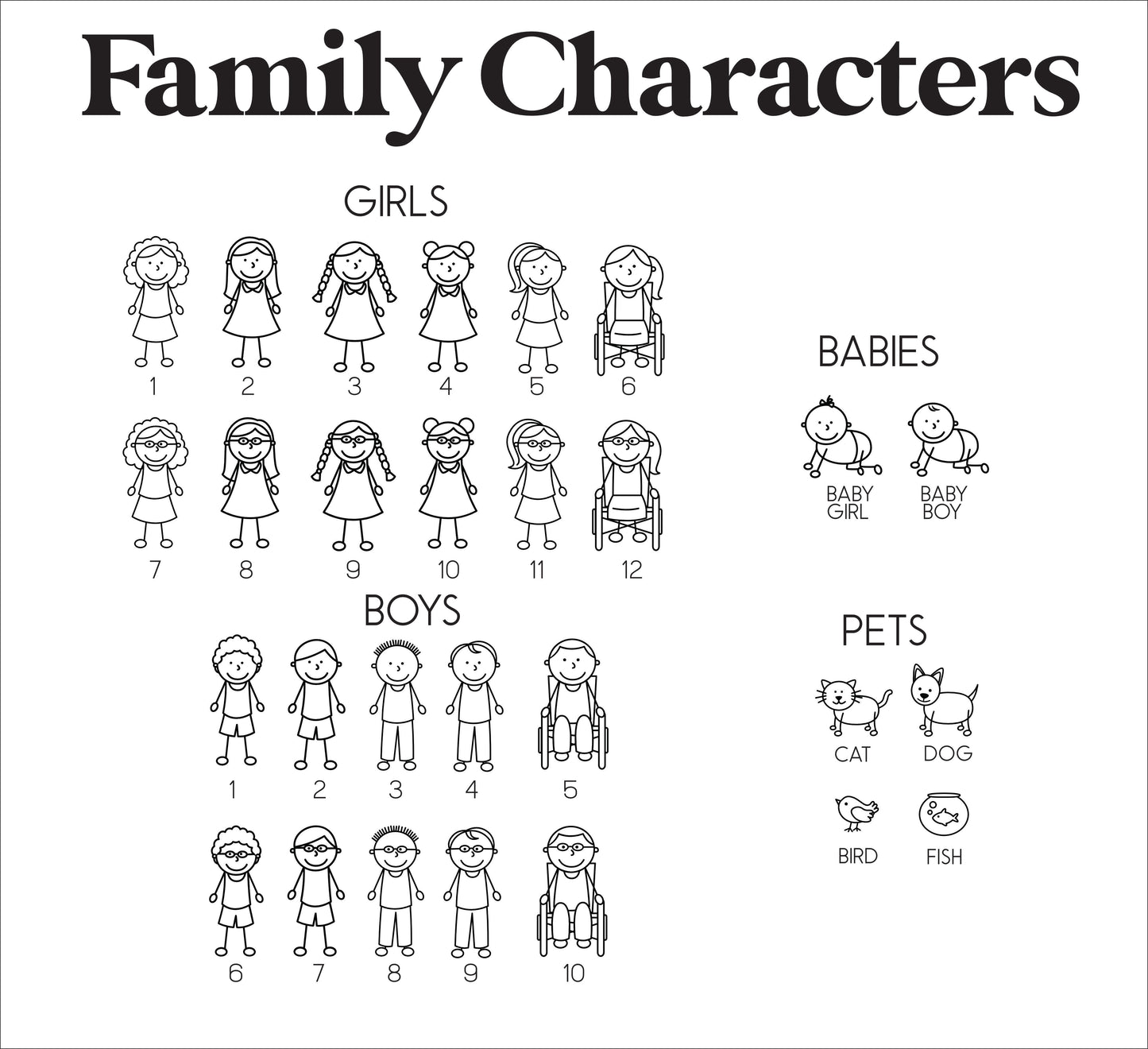 Custom Family Keychain