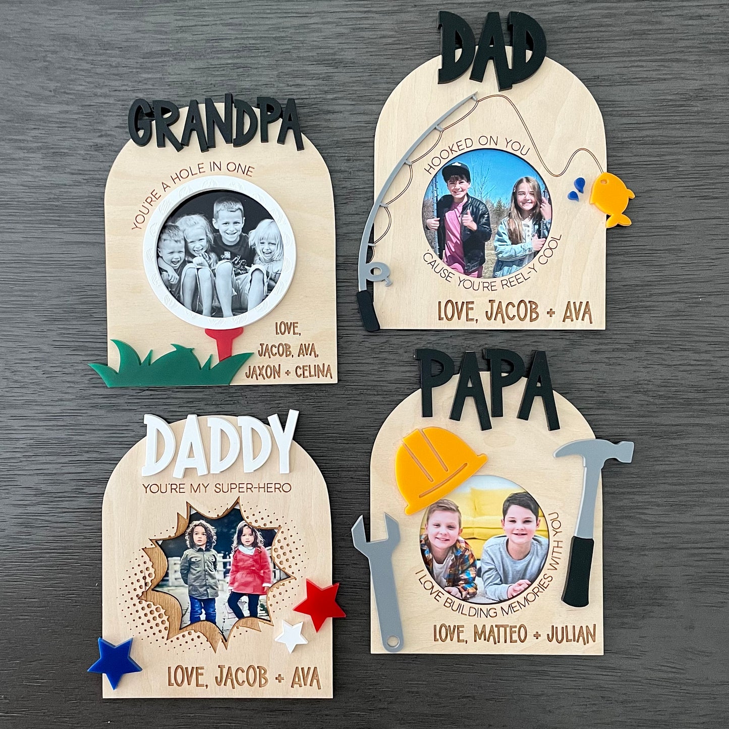 Father's Day magnetic frames