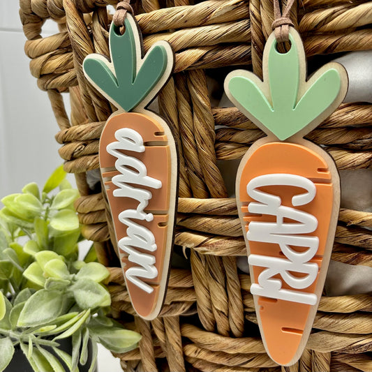 SPRING CARROT - EASTER TAG