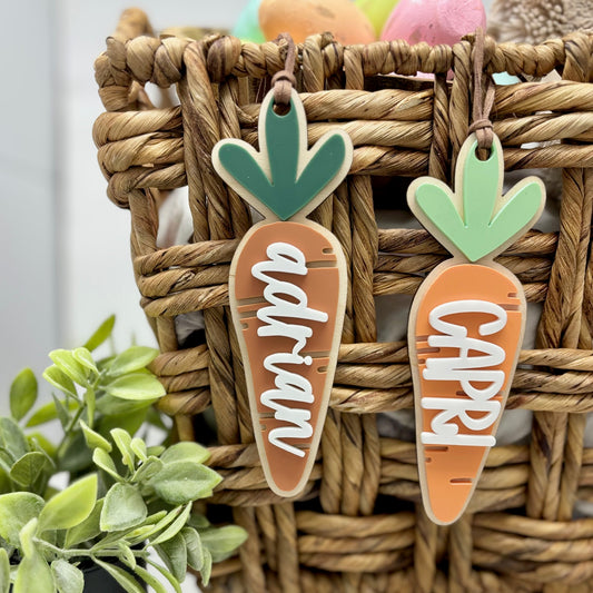 SPRING CARROT - EASTER TAG