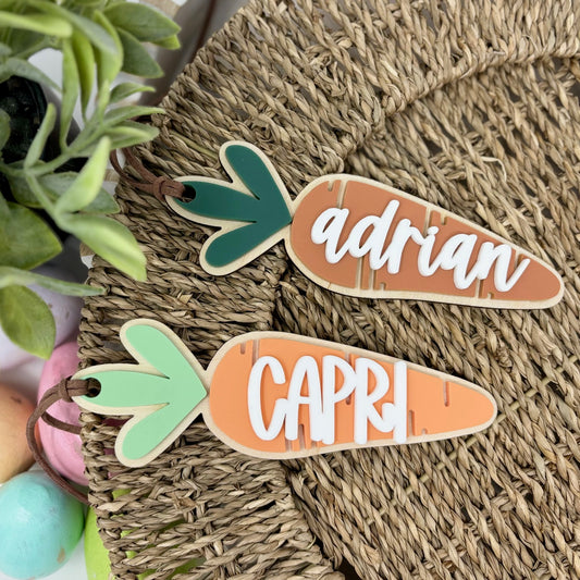 SPRING CARROT - EASTER TAG