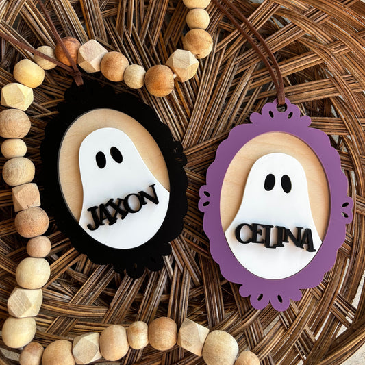 Ghost Frame - Halloween Tag