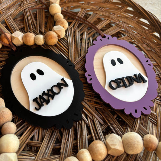 Ghost Frame - Halloween Tag