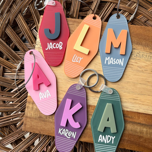 Motel Key Bag Tag / Keychain