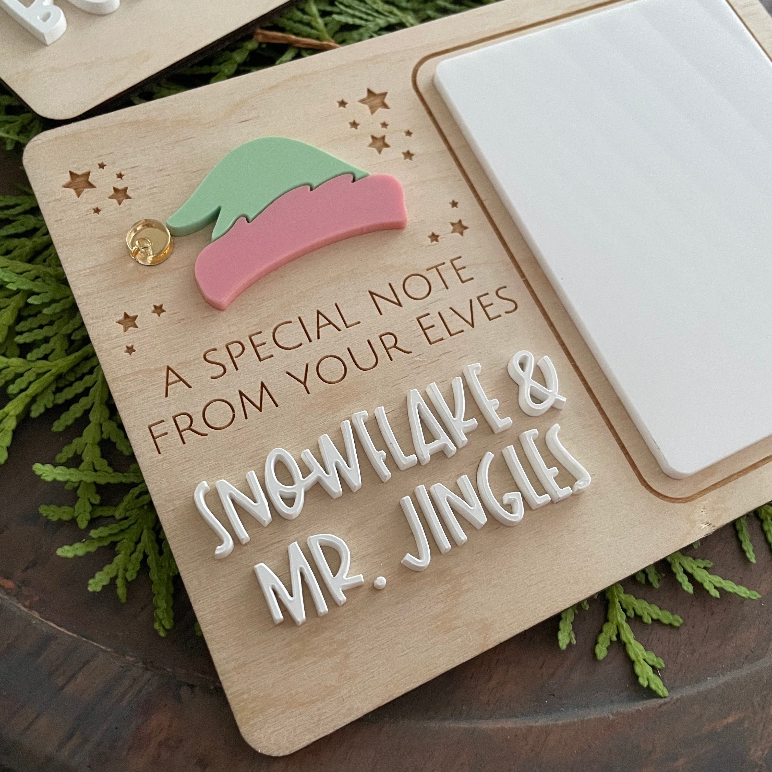 Elf Notes - Dry Erase Board – Urban Playground Designs