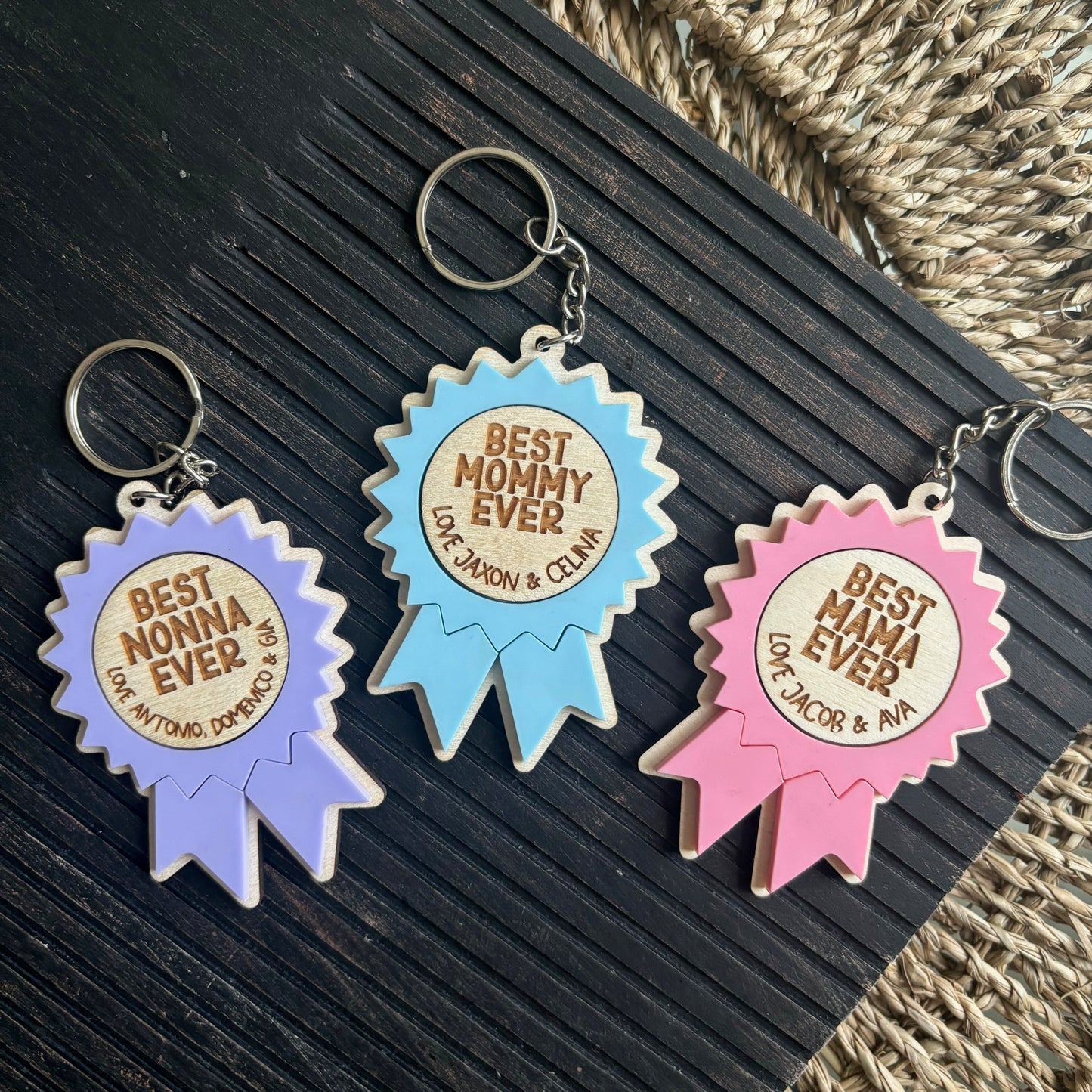 Custom Ribbon Keychain – Urban Playground Designs