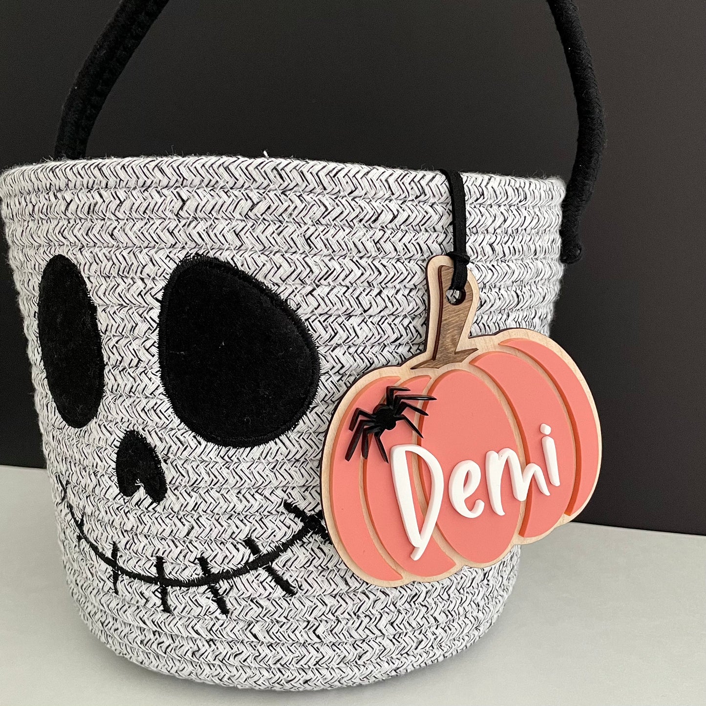 Spider Pumpkin - Halloween Tag