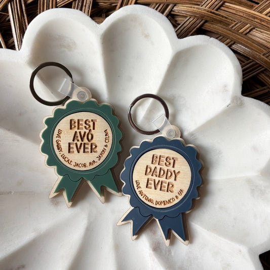 Award Ribbon Keychain