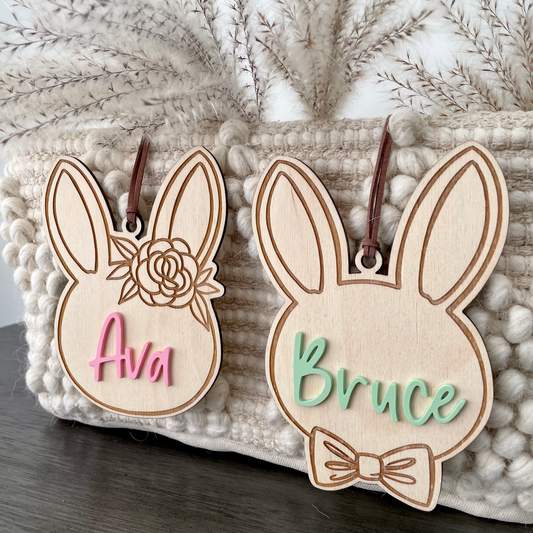 BUNNY HEAD - EASTER TAG