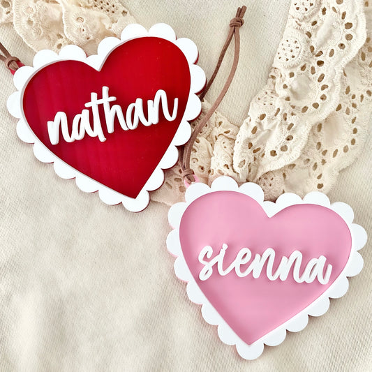 Lace Heart Valentine Tag