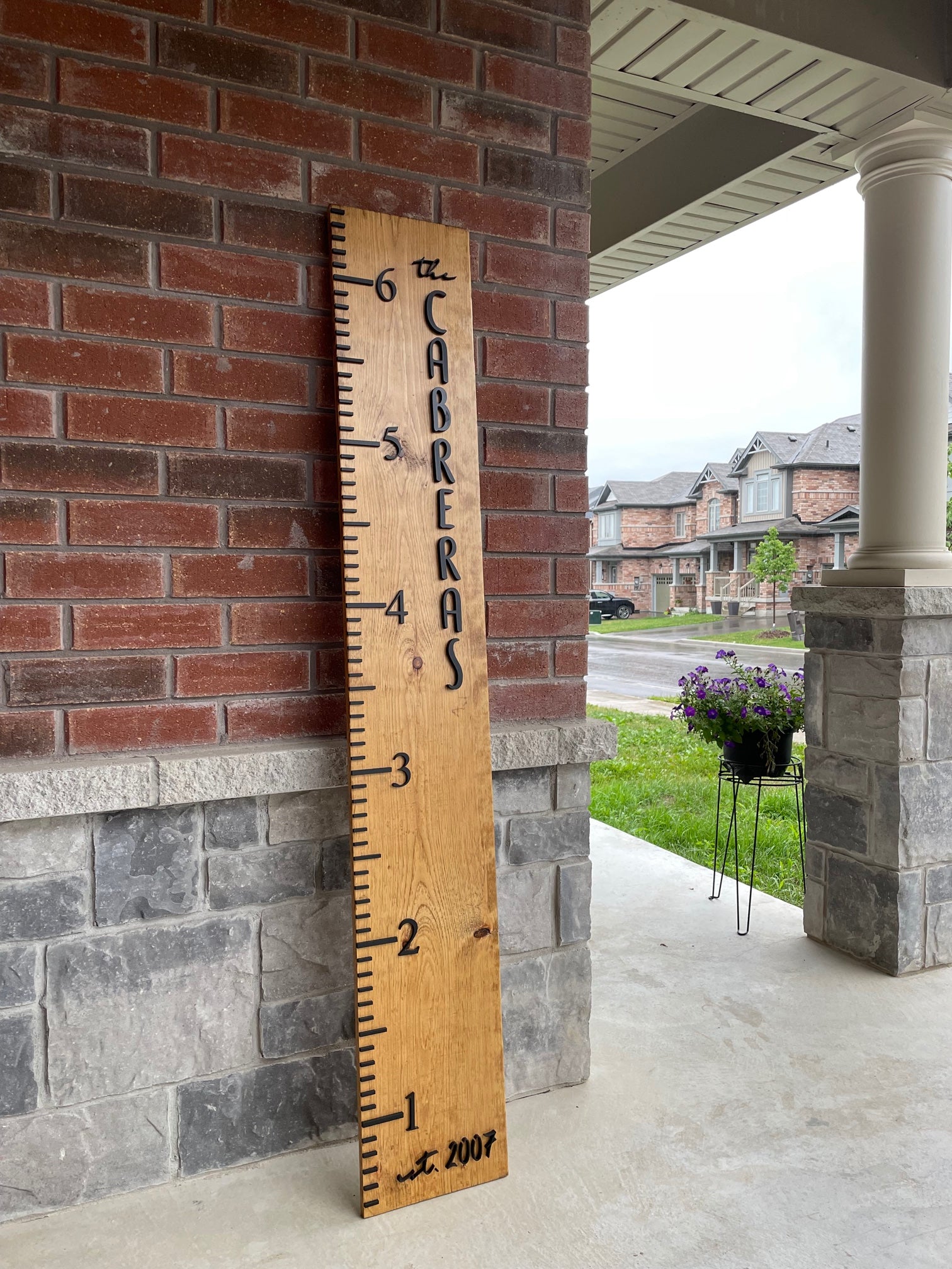 Classic Growth Chart Ruler – Urban Playground Designs
