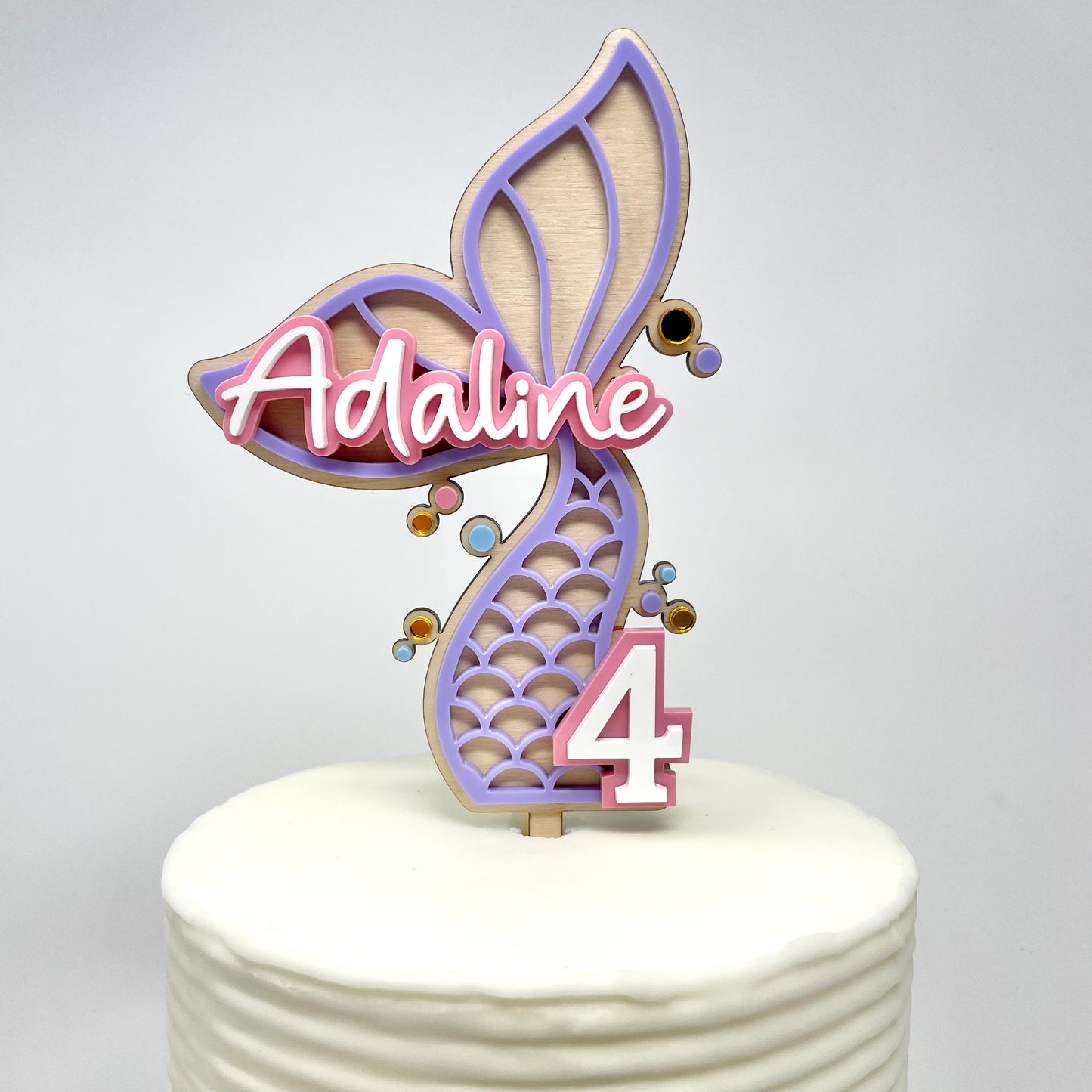 Mermaid Tail - Cake Topper