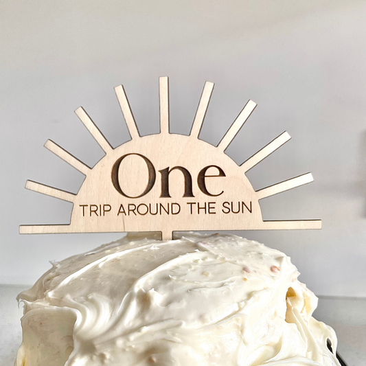 Boho Sun - Cake Topper