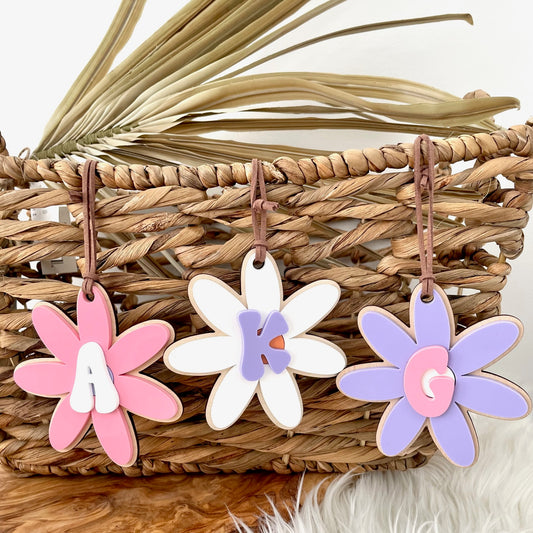 RETRO DAISY - EASTER TAG